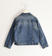 Giubbino jeans bambino in denim ido SOVRATINTO ECRU-7200 back