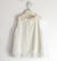 Camicia bambina in chiffon con fiori in organza ido PANNA-0112 back