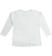 Maglietta bambina girocollo manica lunga 100% cotone ido BIANCO-0113_back