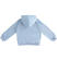 Felpa bambina con cappuccio e ricamo paillettes ido AZZURRO-3811 back