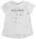T-shirt bambina in 100% cotone con stampa ido BIANCO-0113