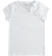 T-shirt bambina con balze arricciate ido BIANCO-0113