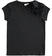 T-shirt bambina con balze arricciate ido			NERO-0658