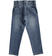 Jeans bambina con elastico arricciato in vita ido STONE BLEACH-7350 back