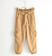 Pantaloni cargo bambina in fresco tessuto con fusciacca ido BEIGE-0725