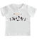 T-shirt neonato 100% cotone con stampe ido			BIANCO-CACAO-8484