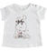 T-shirt neonata 100% cotone con grafiche diverse ido BIANCO-0113