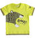 Maglietta bambino in 100% cotone con leopardo ido VERDE CHIARO-5242