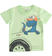 T-shirt bambino in 100% con dinosauro ido			VERDE-5121