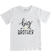 T-shirt bambino in 100% cotone con stampe grafiche ido BIANCO-0113