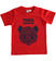 T-shirt bambino in 100% cotone con stampe grafiche ido ROSSO-2256