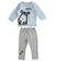 Pigiama bambino in 100% cotone con grafiche diverse ido			CELESTE-BIANCO-6SW3