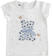 T-shirt bambina in jersey stretch con orsacchiotto e strass ido			BIANCO-0113