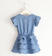 Abito bambina in 100% lyocell con fiocco di strass ido STONE BLEACH-7350 back
