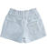 Shorts bambina in twill stretch con vita arricciata ido AZZURRO-3811_back