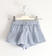 Pantaloni bambina corti fantasia a righe 100% cotone ido AVION-3642_back