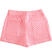 Pantaloni corti bambina fantasia check ido FUXIA FLUO-5837 back