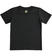 T-shirt bambino in 100% cotone con stampa fluorescente ido NERO-0658_back