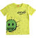 T-shirt per bambino stampa Emoji diverse ido			VERDE-NERO-6SX8