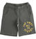 Pantalone corto 100% cotone per bambino con stampa ido			GRIGIO SCURO-0566