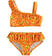 Costume bambina due pezzi Emoji ido ARANCIO-GIALLO-6SU1