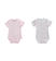 Kit due body intimi 100% cotone per neonati ido ROSA-2763