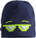 Cappello modello cuffia per bambino con stampa occhiali da sole ido NAVY-3854