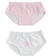 Kit due coulotte per bambina 100% cotone ido ROSA-BIANCO-8001