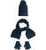 Set cappello, sciarpa e guanti bambino ido NAVY-3885 back
