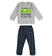 Pigiama bambino in cotone ido NAVY-VERDE-6UD4