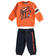 Tuta sportiva bambino in jersey ido ARANCIO-1828