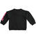 Felpa bambina capsule Emoji ido NERO-0658 back