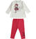 Completo leggings e maglia bambina ido PANNA-0112