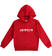 Felpa con cappuccio ragazzo ido ROSSO-2253