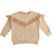 Felpa ragazza con frange ido NATURAL BEIGE-0343