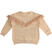 Felpa ragazza con frange ido NATURAL BEIGE-0343_back