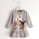 Vestito bambina capsule Bing ido GRIGIO MELANGE-ROSSO-6UH7
