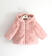 Cappotto invernale bambina ido			ROSA-2513