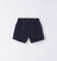 Elegante pantalone corto neonato in lino ido NAVY-3854_back
