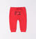 Pantalone neonato in felpa con tasca ido			ROSSO-2236