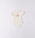 Boby neonata manica corta con stampa ido BIANCO-0113