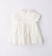 Elegante abito neonata in felpa ido PANNA-0112 back