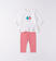 Completo neonata t-shirt e leggings ido CORALLO-2433