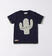 T-shirt bambino cactus ido NAVY-3854 back