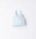 Cappellino modello cuffia con nodo per neonato ido CIELO-BIANCO-6UX3_back