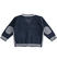 Elegante cardigan in tricot 100% cotone ido NAVY-3885_back