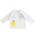 Maglietta girocollo 100% cotone con numeri e orsetto ido BIANCO-0113