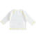 Maglietta girocollo 100% cotone con numeri e orsetto ido BIANCO-0113_back