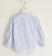 Camicia bambino a manica lunga misto cotone stretch fil a fil ido AZZURRO-3811_back