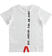 T-shirt bambino 100% cotone con grafica effetto optical ido BIANCO-0113_back